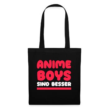 Anime Statement Asian Cosplay Comic Geek Manga - Tote Bag - black - Front