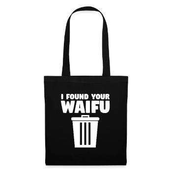 Kanji ANime Manga Statement Nerdy Japanisch Geek - Stoffbeutel - Schwarz - Vorne