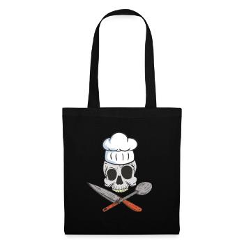 Bake Food Butter Snack Cake Baking T-shirt Design - Stoffbeutel - Schwarz - Vorne