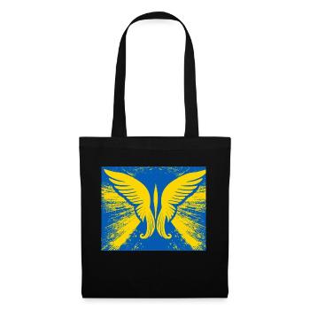 Ailes pour la liberté Paix - Sac en tissu - noir - Devant