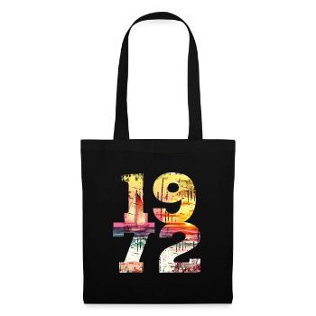 Millésime 1972 - Sac en tissu - noir - Devant