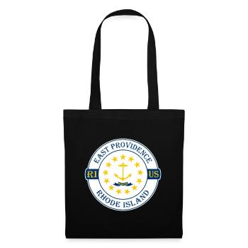 East Providence Rhode Island Flag USA Souvenir - Sac en tissu - noir - Devant