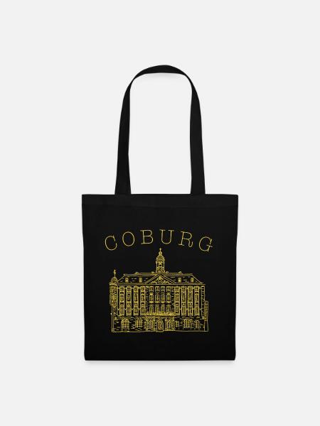 Coburg, Historisches Rathaus, Bayern, Deutschland - Stoffbeutel - Schwarz