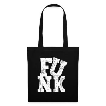 Funk Funky Vintage - Stoffbeutel - Schwarz - Vorne