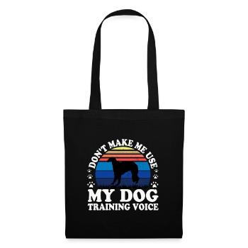 Borzoi Dog Lover Silhouette Vintage Sunset - Tote Bag - black - Front