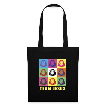 L'équipe Jesus - Sac en tissu - noir - Devant