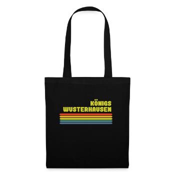 Königs wusterhausen Regenbogen - Stoffbeutel - Schwarz - Vorne