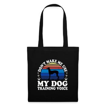 Ibizan Hound Dog Lover Silhouette Vintage Sunset - Tote Bag - black - Front