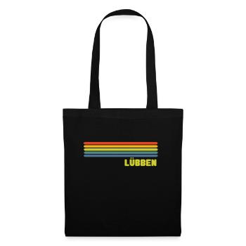 Lübben Regenbogen - Stoffbeutel - Schwarz - Vorne