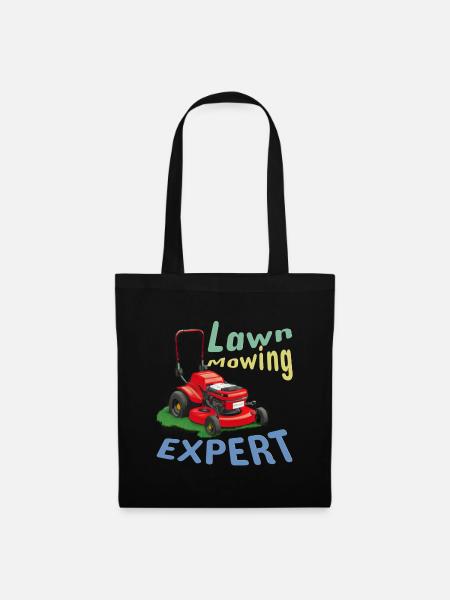 Expert en tonte de pelouse - Sac en tissu - noir