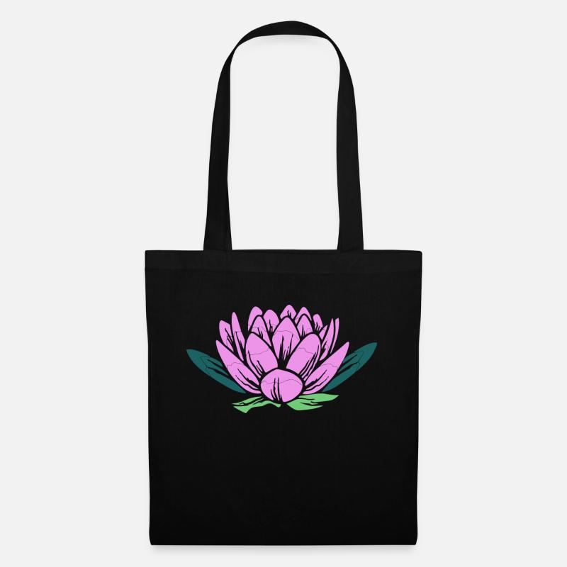 Lotus - Tote Bag - black