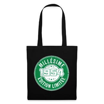 Millésime 1954 | édition limitée - Sac en tissu - noir - Devant