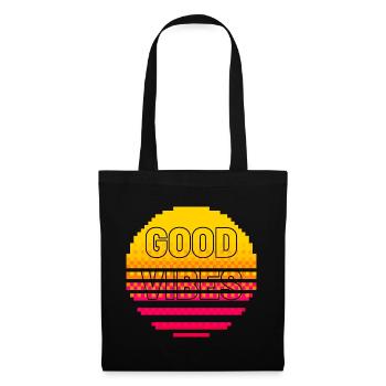 Positive attitude - Sac en tissu - noir - Devant