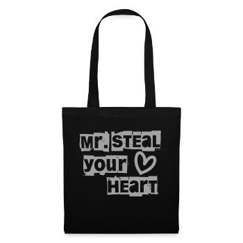 Mr. steal your heart heartbreaker - Tote Bag - black - Front
