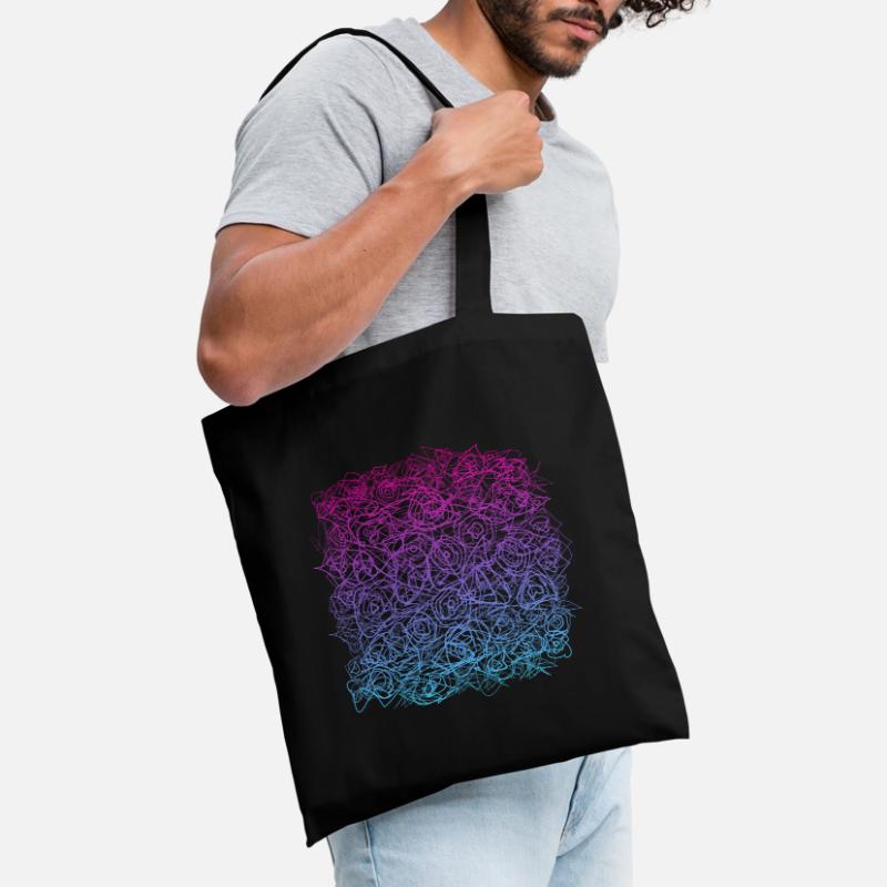Pattern (scribble) Tote Bag
