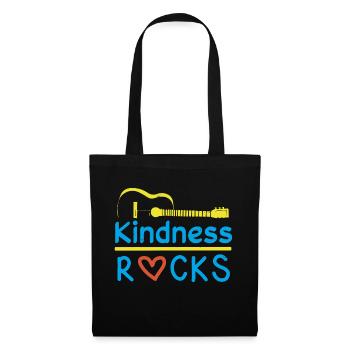 LA GENTILLESSE EST ROCHEUSE - Sac en tissu - noir - Devant