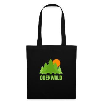 Odenwald - Stoffbeutel - Schwarz - Vorne