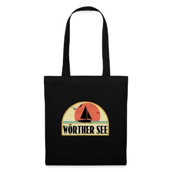 Wörthersee - Stoffbeutel - Schwarz - Vorne