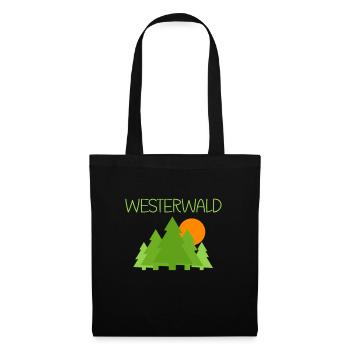 Westerwald - Stoffbeutel - Schwarz - Vorne