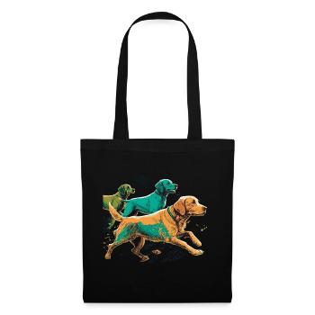 Colorful Dogs - Dogs Group - Tote Bag - black - Front