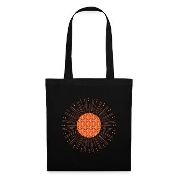 Mandala sunshine - Stoffbeutel - Schwarz - Vorne