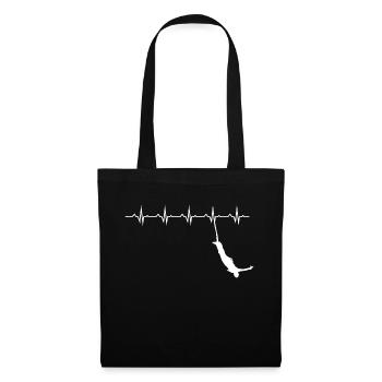 Bungee Jumping Evolution Sport Fun - Tote Bag - black - Front