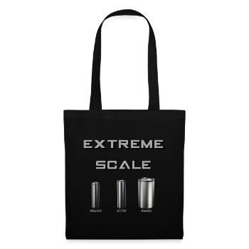 Extreme Scale Batteries - Stoffbeutel - Schwarz - Vorne