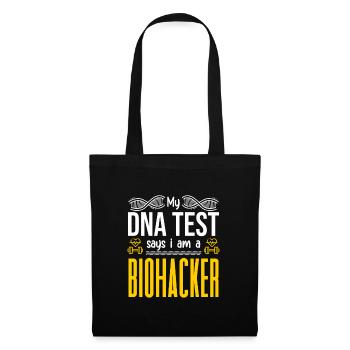 My DNA test says I'm a biohacker - Tote Bag - black - Front