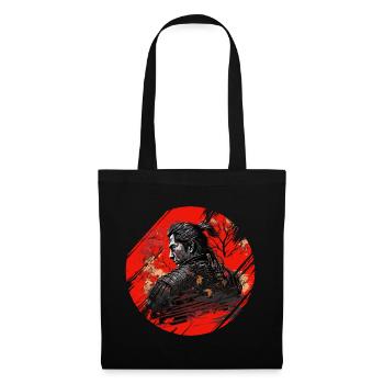 Samurai Japan Kultur - Stoffbeutel - Schwarz - Vorne
