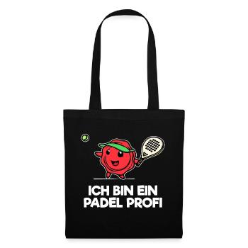 Sport Padel Statement Padel Game Player Racket - Tote Bag - black - Front