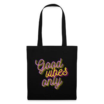 Good vibes only Männer & Frauen Hoodies,Accessoire - Stoffbeutel - Schwarz - Vorne