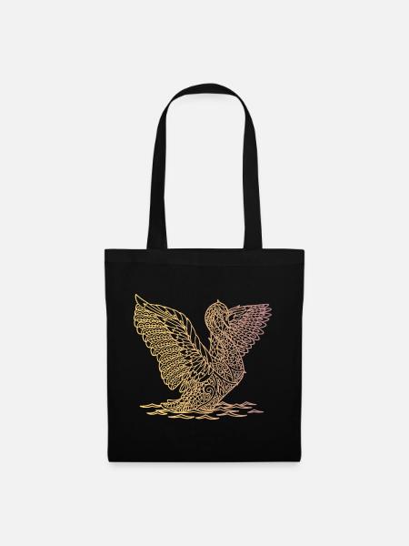 Cygne de débarquement - Sac en tissu - noir
