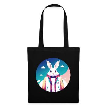 Bunny, Rabbit, Easter Bunny - Tote Bag - black - Front