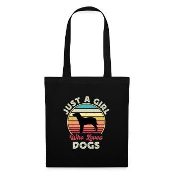 Grand Anglo Francais Blanc Et Noir Dog Lover - Tote Bag - black - Front