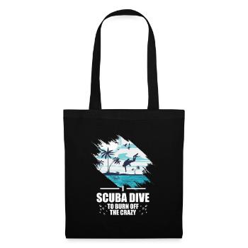 Scuba Diver Spearfishing Design - Tote Bag - black - Front