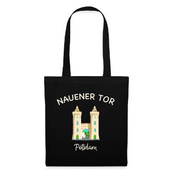 Potsdam, Nauener Tor, Brandenburg - Stoffbeutel - Schwarz - Vorne