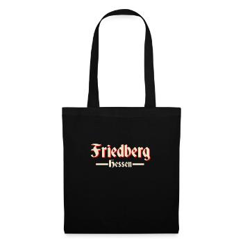 Friedberg - Stoffbeutel - Schwarz - Vorne