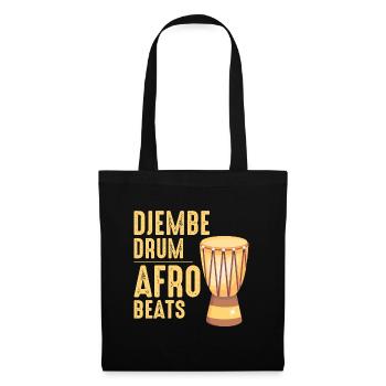 Djembe Player Drummer Music Drum Musician - Tote Bag - black - Front
