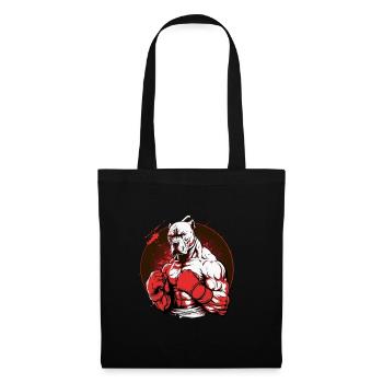 Fighting Pitbull Dog Fighter - Tote Bag - black - Front
