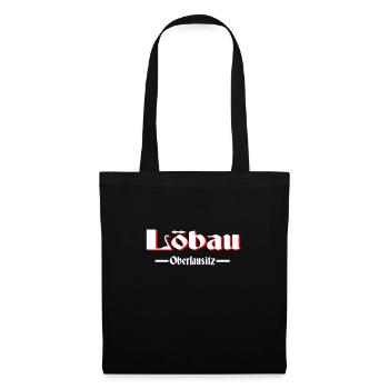 Löbau - Stoffbeutel - Schwarz - Vorne