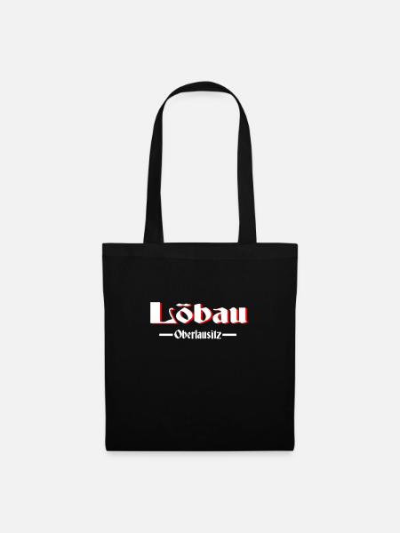 Löbau - Stoffbeutel - Schwarz