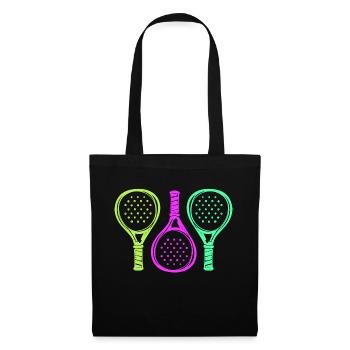 Padel Racket Setback Player Padel Game - Tote Bag - black - Front