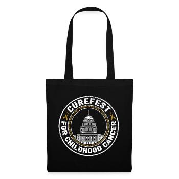 Capitol Crest Kinderkrebs Hoffnung - Stoffbeutel - Schwarz - Vorne