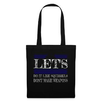 Signes de paix Dictons Blagues vertes 60S - Sac en tissu - noir - Devant