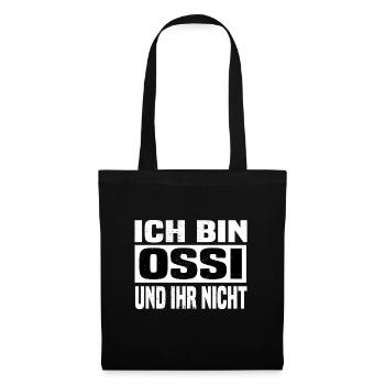 ossi und ihr nicht - Stoffbeutel - Schwarz - Vorne