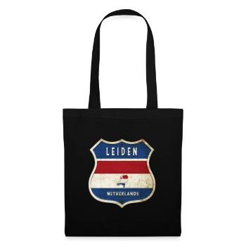 Leiden Netherlands coat of arms design - Tote Bag - black - Front