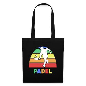 Padel Game Padel Tennis Player Saying Training - Tote Bag - black - Front
