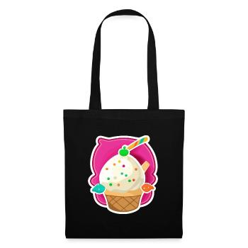 Eis, Eiscreme - Tote Bag - black - Front