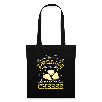 Cheese Lover Protein Foodie Cheesecake - Sac en tissu - noir - Devant