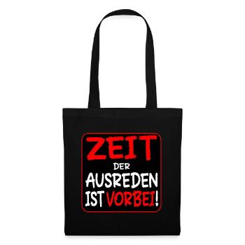 EIGENVERANTWORTUNG AUSREDEN - Stoffbeutel - Schwarz - Vorne